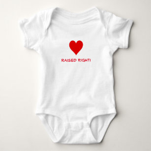 Body Para Bebé amor, criado derecho, bebé republicano