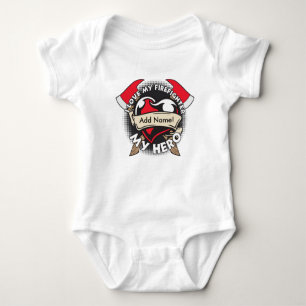 Body Para Bebé Amor de encargo mi bombero