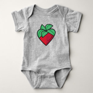 Body Para Bebé Amor de fresa