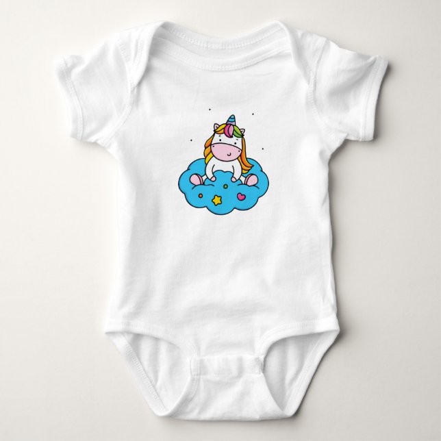 Body Para Bebé Amor de unicornio (Anverso)