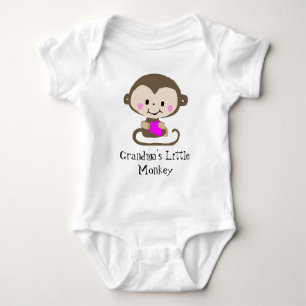 Body Para Bebé Amor del mono - el pequeño mono de la abuela