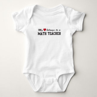 Body Para Bebé Amor del profesor de matemáticas