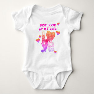 Body Para Bebé AMOR personalizado - MIRA A MI MADRE