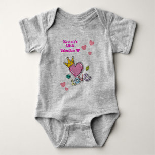 Body Para Bebé AMOR Personalizado - PEQUEÑO VALENTÍN DE MAMÁ ♥ Li