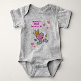 Body Para Bebé AMOR Personalizado - PEQUEÑO VALENTINE DE MAMÁ ♥ L