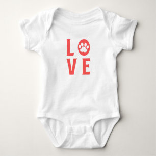 Body Para Bebé Amor por la Papelera (gatos, perros, Mascotas)