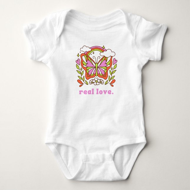 Body Para Bebé Amor real (Anverso)