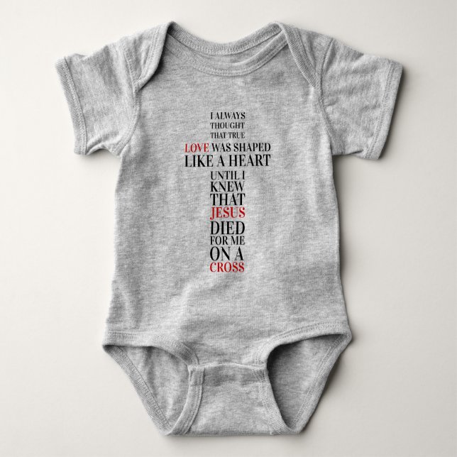 Body Para Bebé Amor verdadero (Anverso)