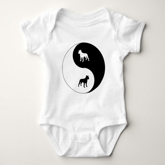 Body Para Bebé AmStaff Yin Yang (Anverso)