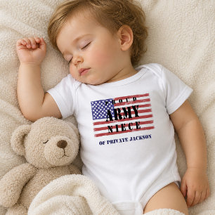 Body Para Bebé Añade tu nombre de tío: Orgullosa camiseta de sobr