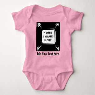 Body Para Bebé Añadir imágenes fotográficas personalizadas Niños 