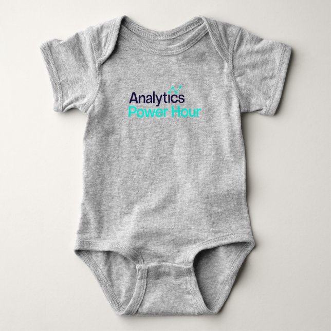 Body Para Bebé Analítico Power Hour Baby Jumpsuit Baby Bodysuit (Anverso)