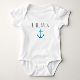 Body Para Bebé Anclaje azul pequeño marinero