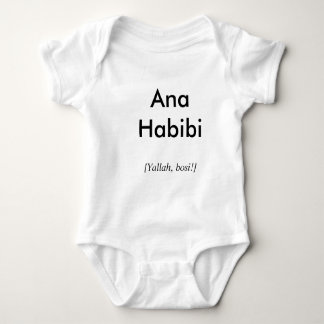 Body Para Bebé Anecdotario Habibi, [Yallah, bosi!]