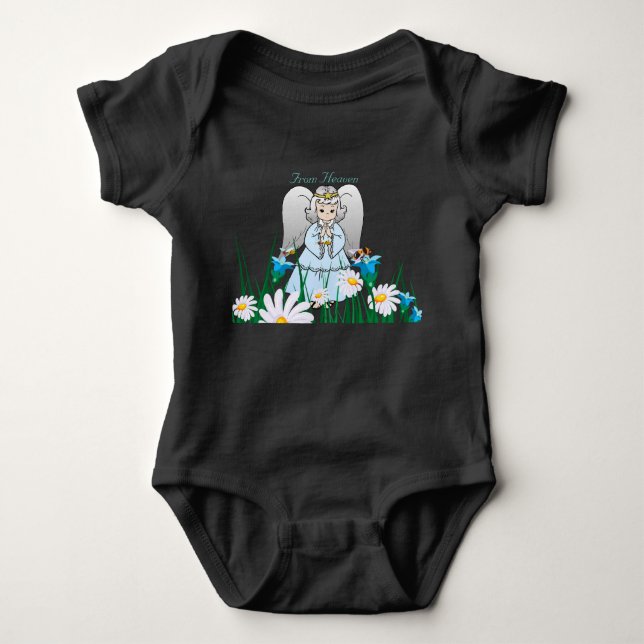 Body Para Bebé Ángel (Anverso)