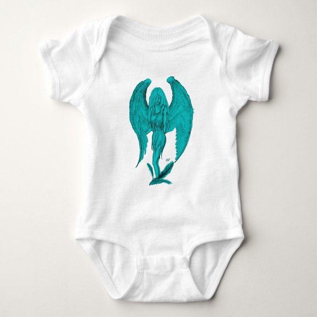 Body Para Bebé Ángel (Anverso)
