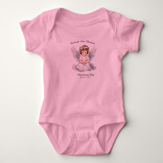 Body Para Bebé Ángel del bebé adorable (Anverso)