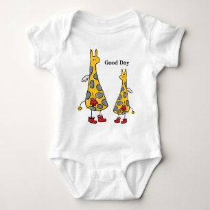 Body Para Bebé Angel Giraffe Baby Bodysuit