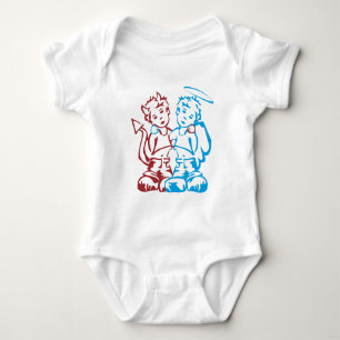 Body Para Bebé Ángel y demonio