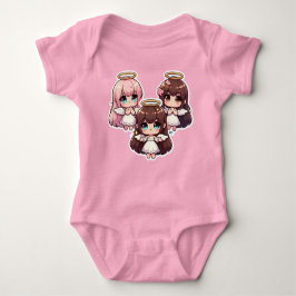 Body Para Bebé ángeles kawaii