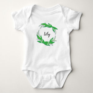 Body Para Bebé Anillo personalizado de Lily del Traje de Bodypies