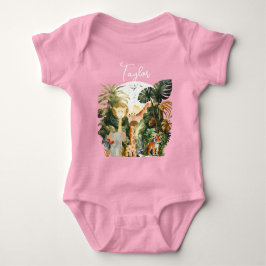 Body Para Bebé Animales de la Jungla Safari Exótico Soñado