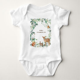 Body Para Bebé Animales forestales de Woodland