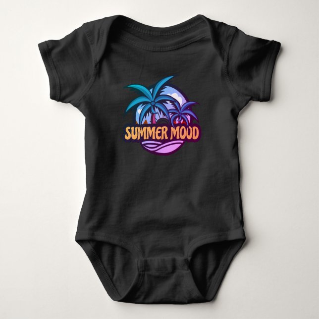 Body Para Bebé Ánimo de verano (Anverso)