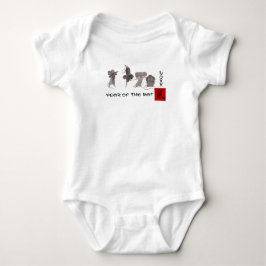 Body Para Bebé Año de la Rata en China| Año Personalizado