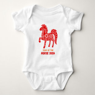 Body Para Bebé Año del caballo 2026