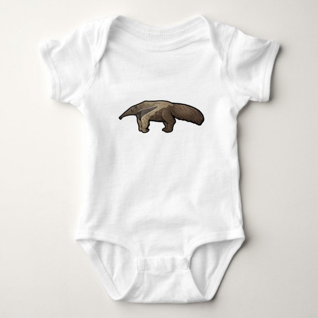 Body Para Bebé Anteater gigante (Anverso)