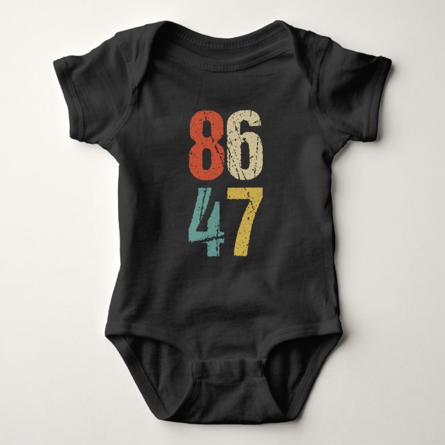 Body Para Bebé Anti-Trump - 86 47 I (Anverso)