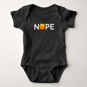 Body Para Bebé Anti-Trump - Nope Edición de Halloween