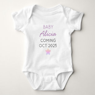 BODY PARA BEBÉ ANUNCIO DE BEBÉ PERSONALIZADO