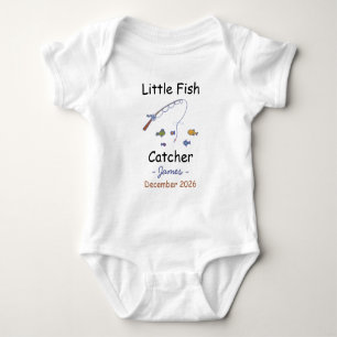 Body Para Bebé Anuncio de Bebé Pescador Bebé Pesca Pequeño