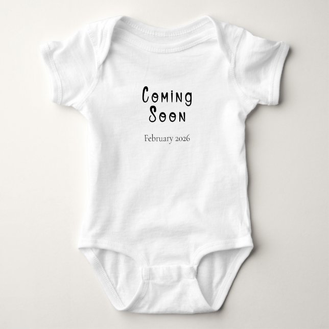 Body Para Bebé Anuncio de embarazo lindo Mama Mamá (Anverso)