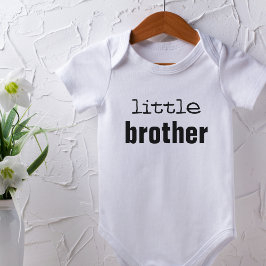 Body Para Bebé Anuncio de nacimiento de pequeño hermano