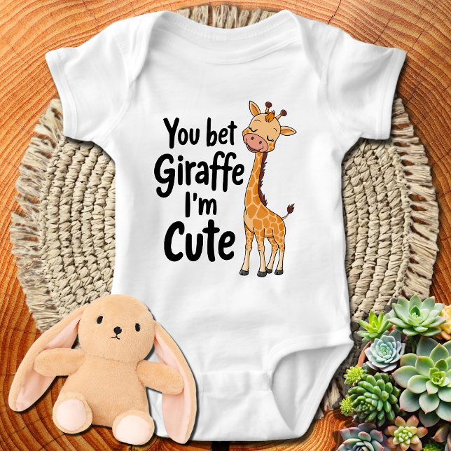 Body Para Bebé Apostas a Giraffe que soy linda (Subido por el creador)