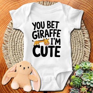 Body Para Bebé Apostas a Giraffe que soy linda