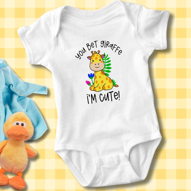 Body Para Bebé Apostas a Giraffe que soy linda (Subido por el creador)
