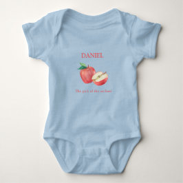 Body Para Bebé Apple Baby Blue Bodysuit