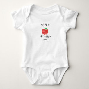 Body Para Bebé Apple de (papi, mami, tu elección)Ojo personalizad