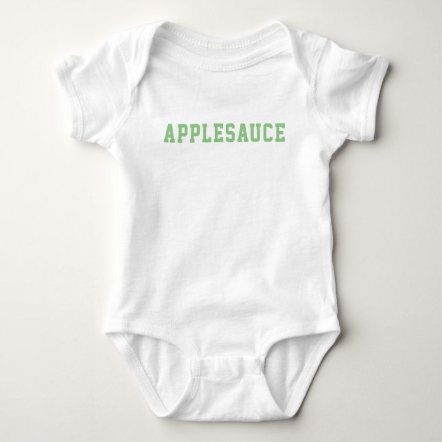 Body Para Bebé Applesauce Funny Cute (Anverso)
