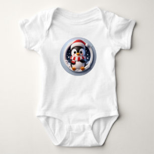 Body Para Bebé Apreciable explosión de pingüino lindo