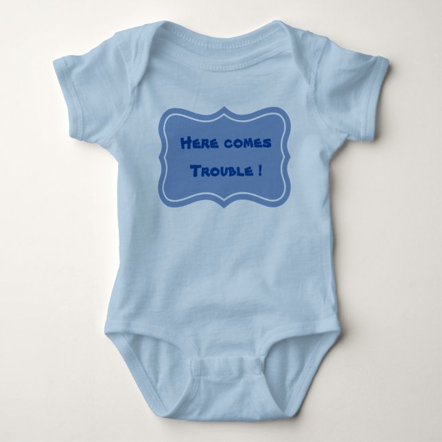 Body Para Bebé ¡Aquí Viene El Problema! Camiseta para niños (Anverso)