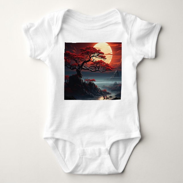 Body Para Bebé Árbol Bonsai (Anverso)