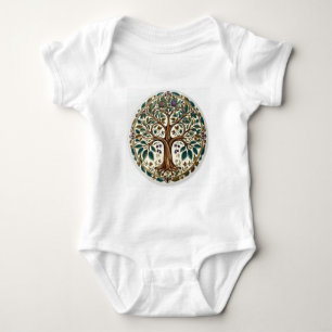 Body Para Bebé Árbol de la Vida de William Morris Vintage Pre-Raf