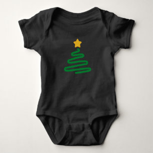 Body Para Bebé Árbol de Navidad Divertido