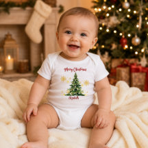 Árbol de Navidad personalizado para el primer cump