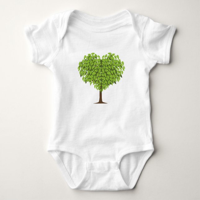Body Para Bebé Árbol del Corazón (Anverso)